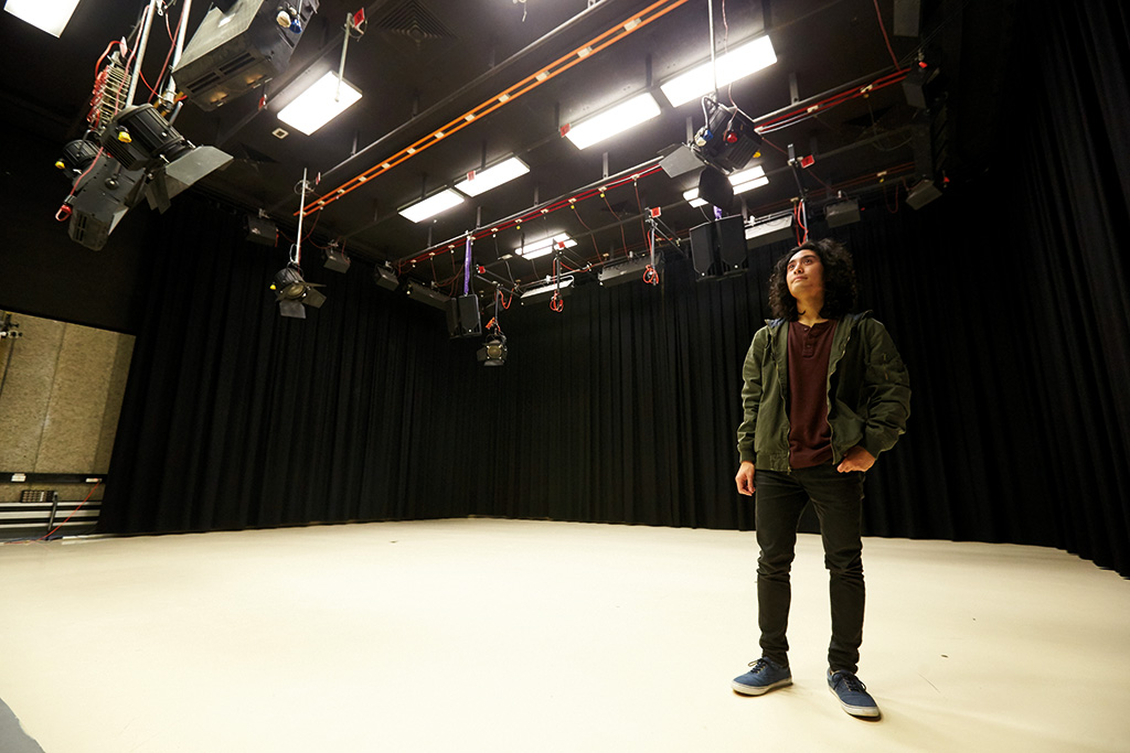 Sound stage in the Media Arts Center, Murdoch University